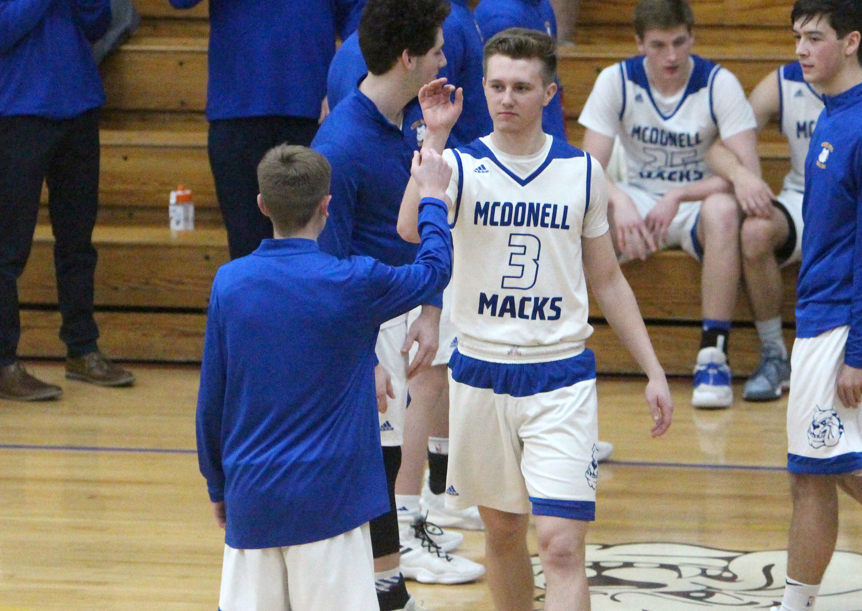 Prentice at McDonell boys basketball 3-2-19